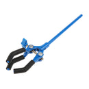 Lab Single Adjustment Three Prong Extension Flask Clip Clamp for Lab Stand High Quality Protect Glassware