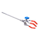 11-Inch Stainless Steel Experimental Dual Adjustable 3-Prong Extension Flask Clip Clamp For Lab Stand
