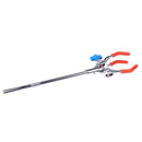 11-Inch Stainless Steel Experimental Dual Adjustable 3-Prong Extension Flask Clip Clamp For Lab Stand