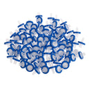 100pcs Scientific Blue Filters 13 mm Diameter 0.45um Water Solution Membrane