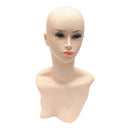 Female Mannequin Head Model Torso Plastic Dress Form with Stand