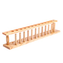 12 Holes Wooden Test Tube Rack For School And Lab Test Colorimetric Analysis
