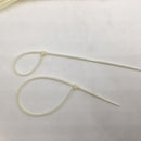 500 PCS Weather Resistant Zip Tie Nylon Cable Cord Strap Nail Screw 4*250mm
