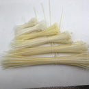 500 PCS Weather Resistant Zip Tie Nylon Cable Cord Strap Nail Screw 4*250mm