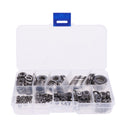 360 Pieces M2 M2.5 M3 M4 M5 M6 M8 M10 Steel Round Flat Washer For Bolt Screws