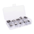 Assorted M2 M2.5 M3 M4 M5 M6 M8 M10 Flat Head Threaded Rivet Nuts Insert Kit