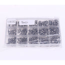 Stainless Steel Hex Socket Button Head Bolts Screws Nuts Assortment Kit Box-M3 M4 M5