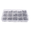 Stainless Steel Hex Socket Button Head Bolts Screws Nuts Assortment Kit Box-M3 M4 M5