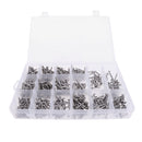6# 8# 10# 12# Flat Round Head Phillips Tapping Screws Bolts Assortment Kit