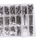 M2 M3 M4 Hex Socket Head Bolts Screws Nuts Washers Wrenches Assortment Kit