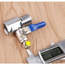 Purifier Feed Tee Stainless Steel and Zinc Alloy 1/2 inch to 1/4 inch Pipe