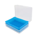 Universal Lab 10ul Pipettor Pipette Tips 96-Position Box Holder Laboratory Supplies -Blue