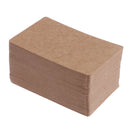 100 Pieces Paper Greeting Cards Greeting Message Birthday Stickers -Brown