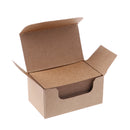 100 Pieces Paper Greeting Cards Greeting Message Birthday Stickers -Brown