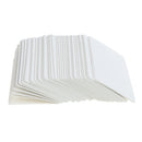 100pcs White Paper Greeting Cards Party Invitation Message Birthday Stickers