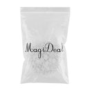 100 Pieces Scientific Disposable 25mm Lab Driven Filters Membrane 0.45um, White