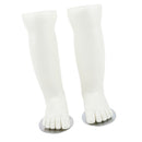 White Pair Baby Children Kid Feet Mannequin -Foot Model- Foot Mannequin Sock Display