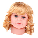 Kid Child Baby Girl Mannequins Manikin Head with Blonde Wig Hat Display 15