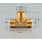 1/2'' // 3 Way Brass Male Tee Fitting Pipe Connector T-Junction - Thickened Wall - High and Low Temperature Resistant