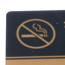 Acrylic No Smoking Sign, No Smoking Sticker, Warning Sign for Bar, Restaurant, Cafe, School etc. / Durable