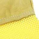 Long Sleeves Beekeeping Gloves - Leather and Breathability Mesh Comfortable
