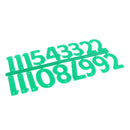 Beehive Card Number Sign Frame Beekeeping Marking Board Hive Card Easy to Use 230*20*75mm Green