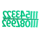 Beehive Card Number Sign Frame Beekeeping Marking Board Hive Card Easy to Use 230*20*75mm Green
