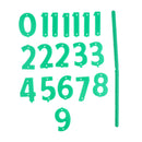 Beehive Card Number Sign Frame Beekeeping Marking Board Hive Card Easy to Use 230*20*75mm Green