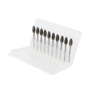 10pcs/pack Tungsten Carbide Rotary Point Burrs Die Grinder 6mm Shank Bits