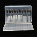 10pcs/pack Tungsten Carbide Rotary Point Burrs Die Grinder 6mm Shank Bits