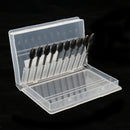 10pcs/pack Tungsten Carbide Rotary Point Burrs Die Grinder 6mm Shank Bits