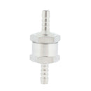 6mm/0.24inch Fuel Non Return One Way Check Valve Petrol Diesel Aluminium High Quality Material