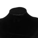 Black Velvet Necklace Display Busts / Mannequin Jewelry Display Stand, Holder - 36Ã—26cm