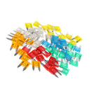 Premium 60Pcs Auto Assorted Car Truck Standard Blade Fuse Set 5A/10A/15A/20A/25A/30A Kits Easy Use
