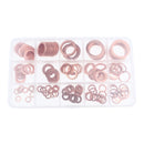150 Pcs Copper Sealing Flat Washer Set Seal Kit Automotive Repairing