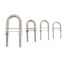 Bow Stern Eye, U-Bolt, 304 Stainless Steel, Boat Marine Rigging, M5Ã—78