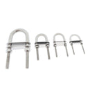 Bow Stern Eye, U-Bolt, 304 Stainless Steel, Boat Marine Rigging, M5Ã—78