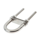 304 Stainless Steel Boat Bow / Stern Eye, U-Bolt, Marine Rigging M6*90