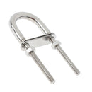 304 Stainless Steel Boat Bow / Stern Eye, U-Bolt, Marine Rigging M6*90