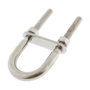 Bow Stern Eye, U-Bolt, 304 Stainless Steel, Boat Marine Rigging, M12Ã—150