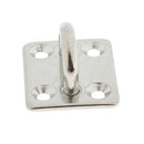 Heavy Duty Anchor 304 Stainless Steel Boat Square Eye Plate, for Yoga Swings Hammocks, Boat Rigging, Marine Deck Hardware