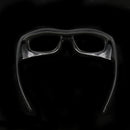 PPE Safety Protective Clear Goggles Glasses Unisex Chemical Resistant Black