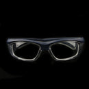 PPE Safety Protective Goggles Glasses Unisex Chemical Resistant Blue, Clear Lens