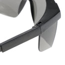 PPE Safety Protective Goggle Glasses Unisex Chemical Resistant Grey Lens, Black Frame