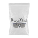 Adjustable Safety Protective PPE Glasses Goggles, Grey Lens, Blue Frame