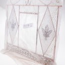 Modern Style Wire Mesh Bronze Metal Jewelry Necklace Earrings Display / Storage Stand
