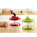 Efficient Manual Food Processor Choppers Mincer by Crank Handle Green