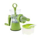 Handle Juicer Juice Extractor Cold Press, mix ice cream with any kind of fruits or vegetables into a blend, Green