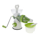 Handle Juicer Juice Extractor Cold Press, mix ice cream with any kind of fruits or vegetables into a blend, White