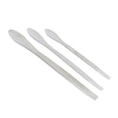 Set pf 3 Pieces Stainless Steel Dispensing Spoons Lab Micro Scrapers